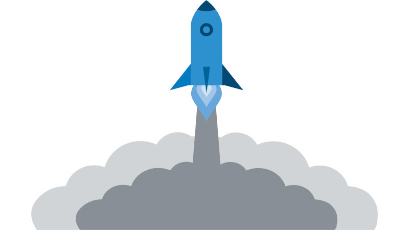 Virtual rocket starts