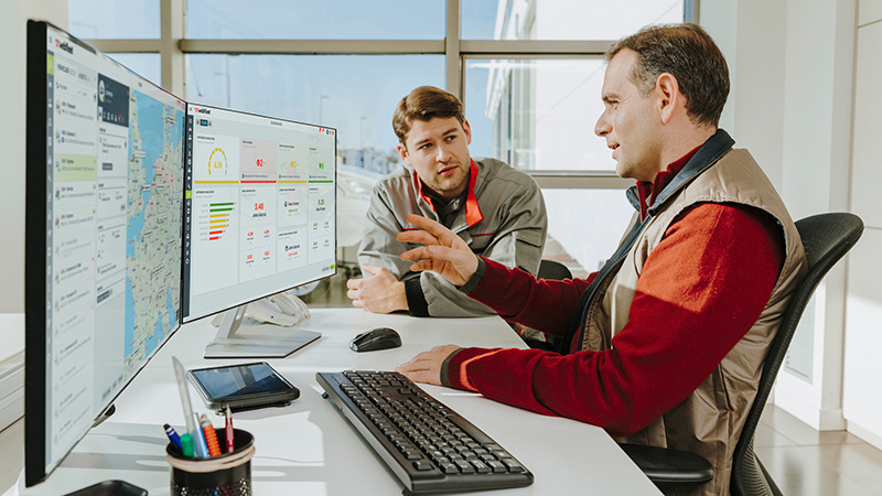 Fleet Manager working in Webfleet FMS